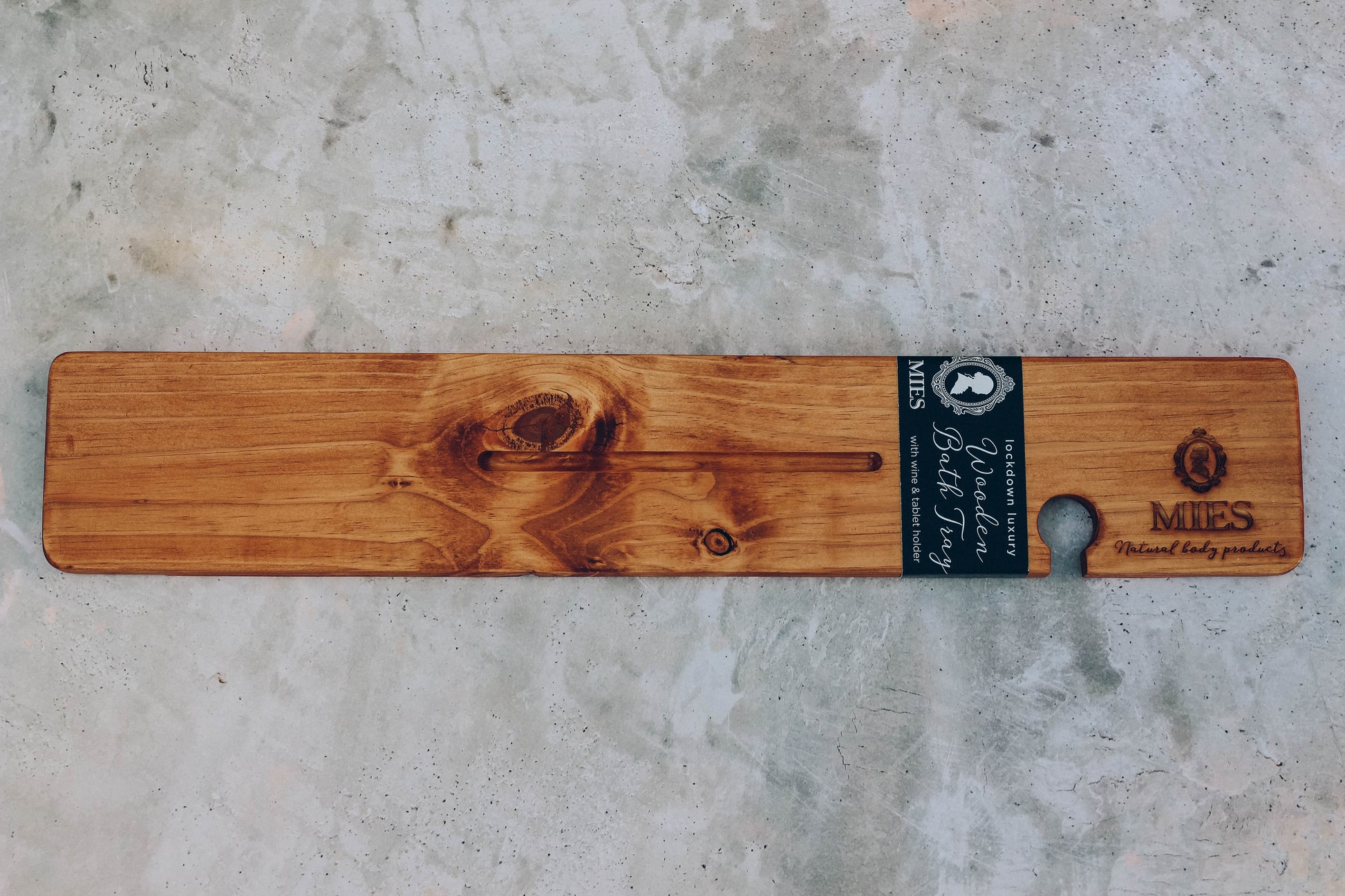 Lockdown Luxury Wooden Bath Tray