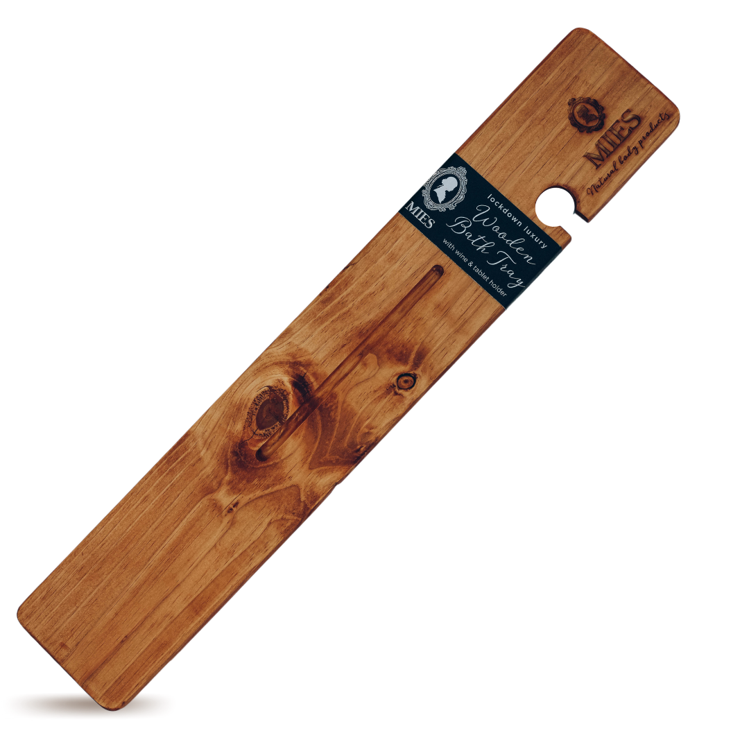 Lockdown Luxury Wooden Bath Tray