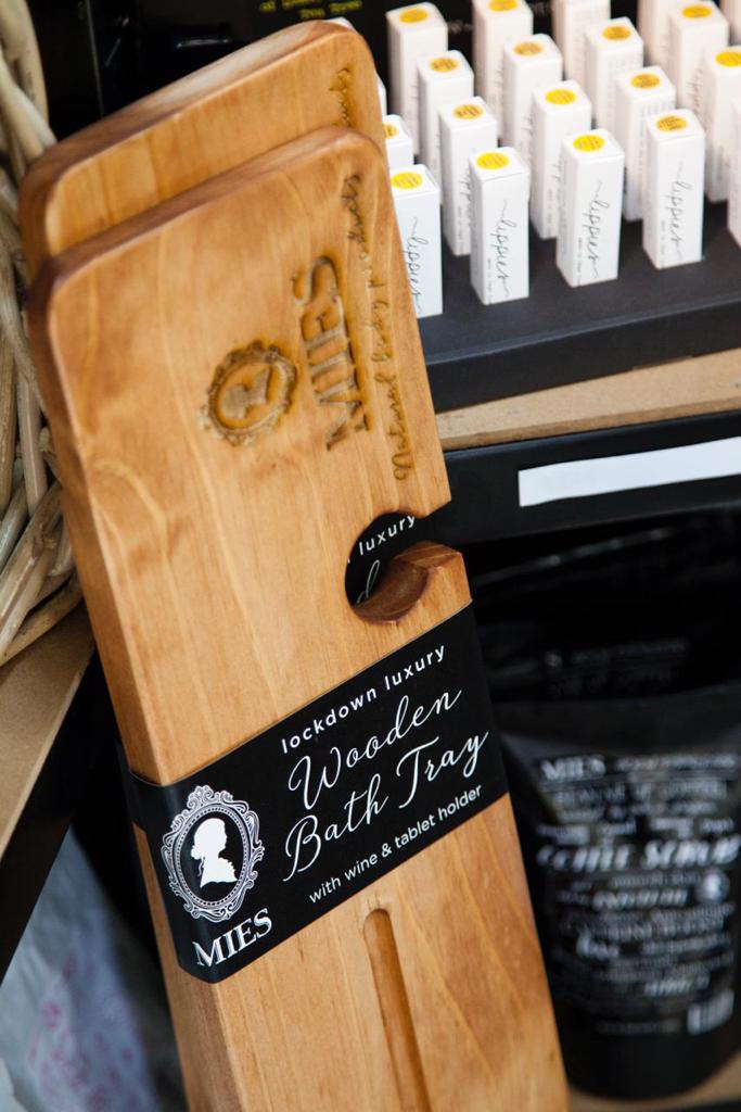 Lockdown Luxury Wooden Bath Tray